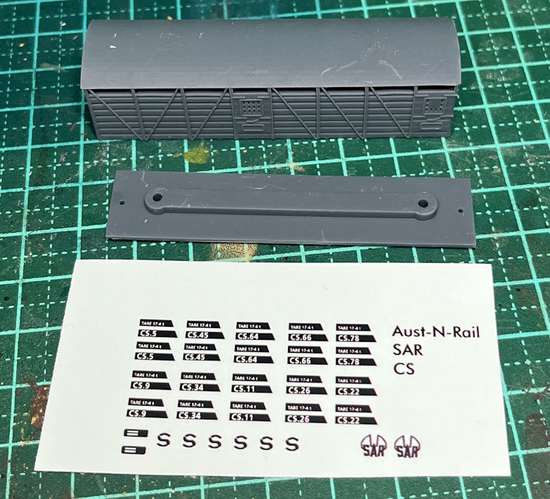 ANR 4500-1 SAR CS Cattle wagon no bogies