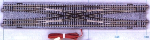 20-210 double track crossover 33mm track spacing motorised