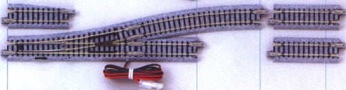 20-220 Turnout L/H #4 radius481-15 motorised