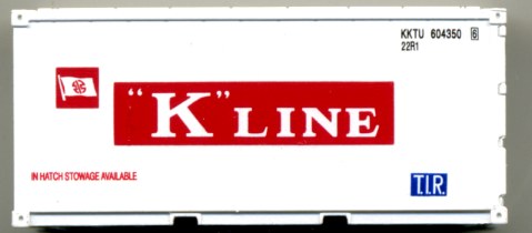 20ft Refrigerated container 'K' line(2)