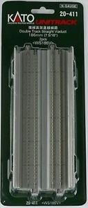KA20-411 Double Straight Viaduct 186mm