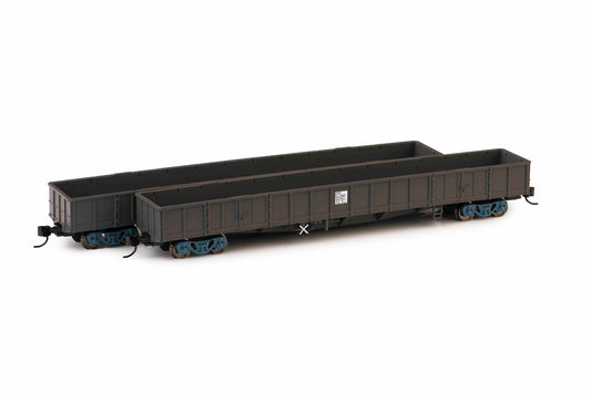 2 Pack CDY gondola wagon PTC Black as delivered 1975-76