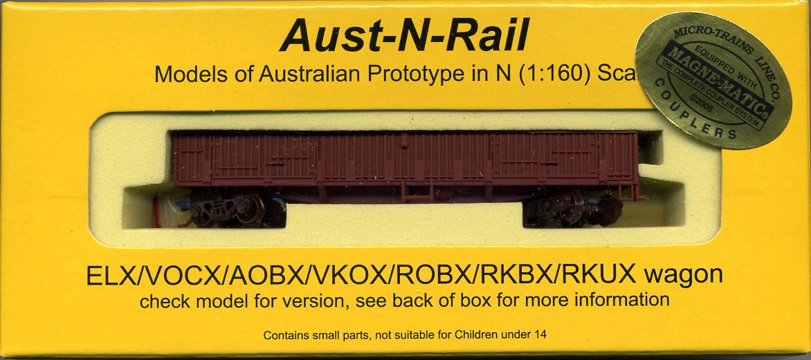 ANR 3325 VOFX (Modified ELX) no numbers with Micro-Trains bogies
