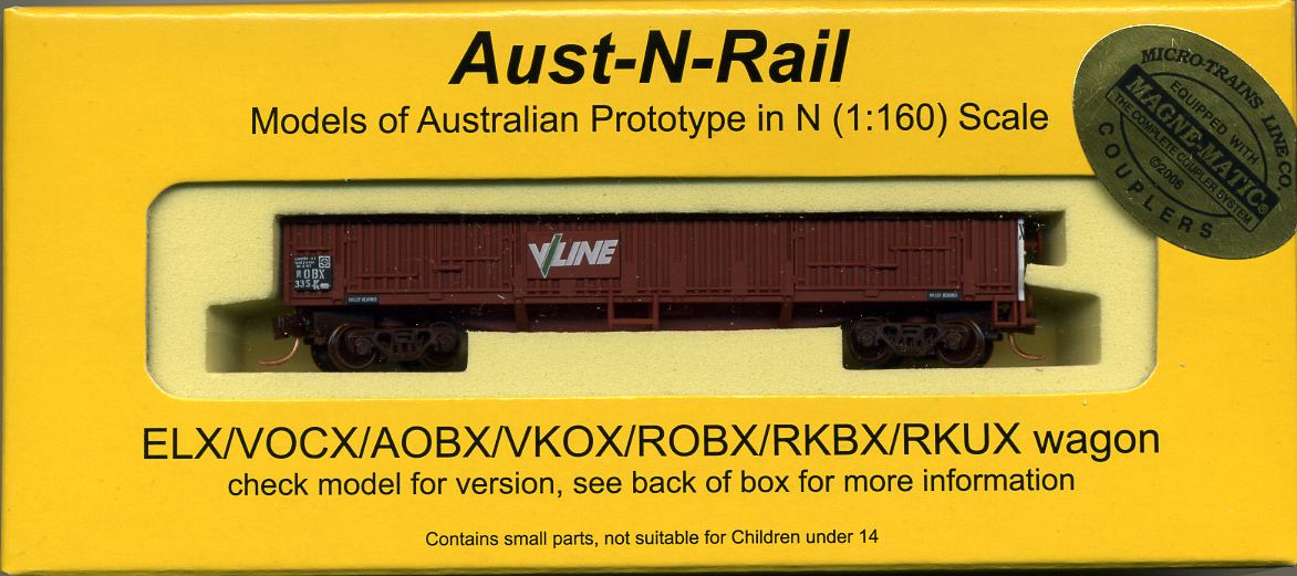 ANR 7320 ROBX (ELX) VLINE lettering no 335 includes Micro-Trains