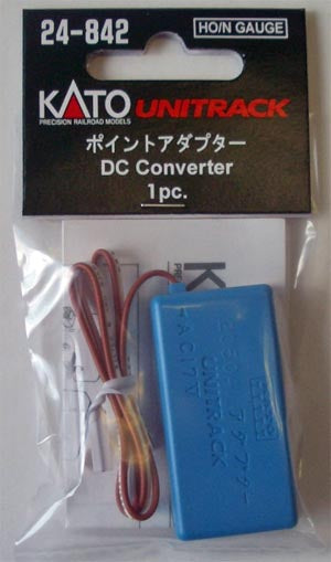24-842 DC converter for turnout control switch