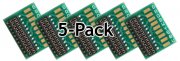 TCS1358 21-HW-5Pack for insalling wired decoders in 21 pin locos